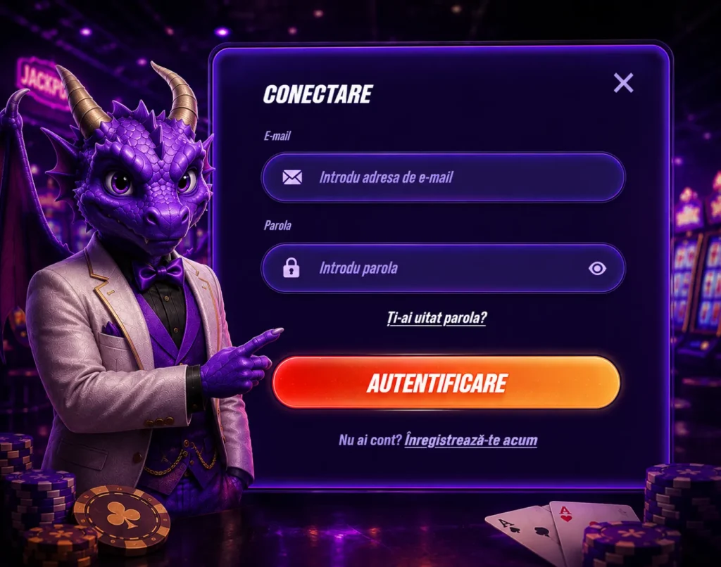 Intrarea în contul personal